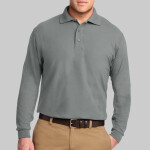 Long Sleeve Silk Touch™ Polo