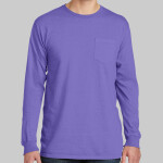 Essential Pigment Dyed Long Sleeve Pocket Tee