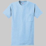 Tagless ® 100% Cotton T Shirt with Pocket