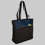 Two Tone Colorblock Tote