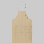 Easy Care Extra Long Bib Apron with Stain Release