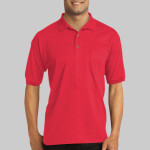 DryBlend ® 6 Ounce Jersey Knit Sport Shirt with Pocket