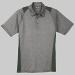 Heather Colorblock Contender Polo