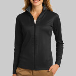 Women's Vertical Texture Full Zip Jacket